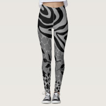 ヒョウ黒とグレー