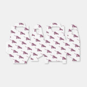 ヒョウ黒とホットピンクプリントシロエット フェイバーボックス (折り畳みなし)