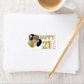 ヒョウ黒金ゴールドバルーン21歳 ラベル (インサイチュ)