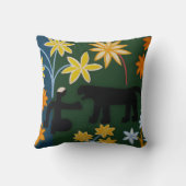 ヒョウ2006年との遭遇 クッション (裏面)