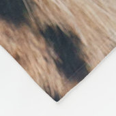 ヒョウ3 フリースブランケット (角)