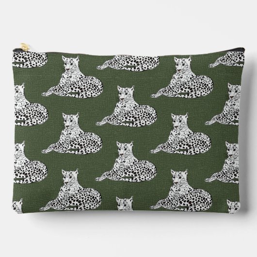 ヒョウ アクセサリーポーチ (正面)