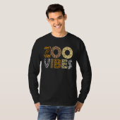 ヒョウ アニマルプリント サファリ 野生動物 Ani Tシャツ (正面フル)