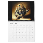 ヒョウ カレンダー (1月 2026)