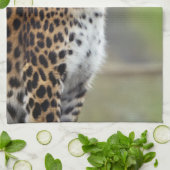 ヒョウ キッチンタオル (折り畳み)