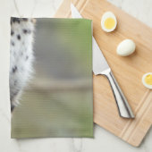 ヒョウ キッチンタオル (四つ折り)
