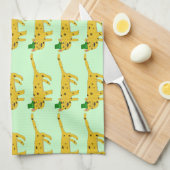 ヒョウ キッチンタオル (四つ折り)