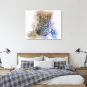 ヒョウ キャンバスプリント (インサイチュ (寝室))