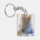 ヒョウ キーホルダー (正面左)