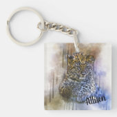 ヒョウ キーホルダー (正面)