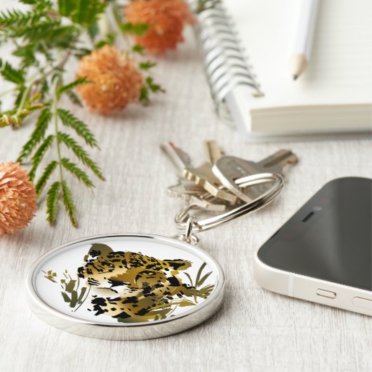 ヒョウ キーホルダー (側面)