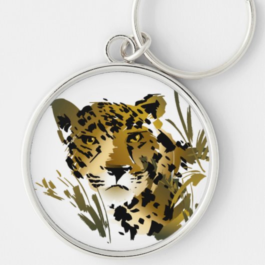 ヒョウ キーホルダー (正面)