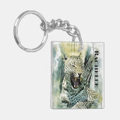 ヒョウ キーホルダー (正面左)