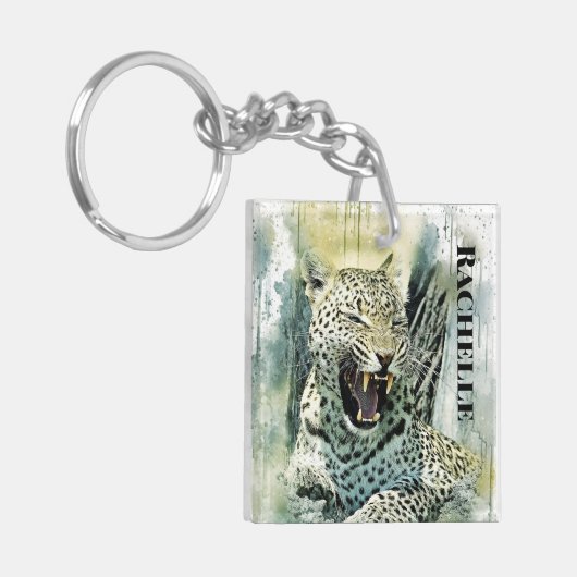 ヒョウ キーホルダー (正面左)