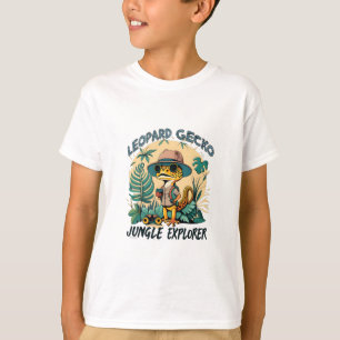 ヒョウ・ゲッコ・ジャングルエクスプローラー:ワイルドアドベンチャー Tシャツ