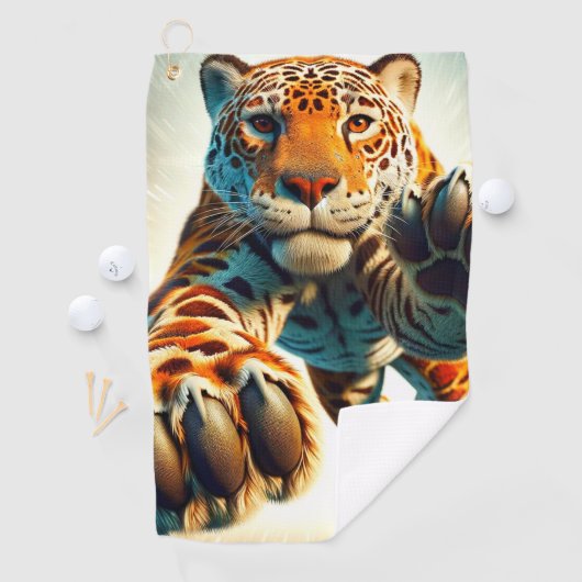 ヒョウ ゴルフタオル (インサイチュ)