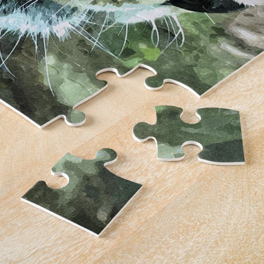 ヒョウ ジグソーパズル (側面)