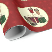 ヒョウ・スティレット・ホリディギフトラッピング紙 ラッピングペーパー (ロールコーナー)