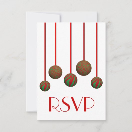 ヒョウ・ゼブラ 招待状 (正面)