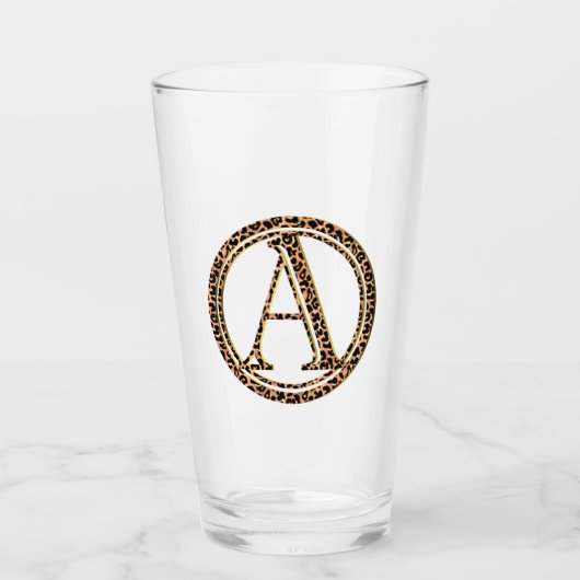 ヒョウ タンブラーグラス (正面)