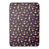 ヒョウ/チーターアニマルプリントバスマット バスマット (正面縦)