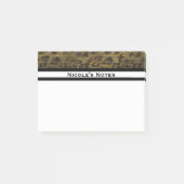 ヒョウ・チータースパークルグラムトレンディー パーソナライズされた ポストイット (正面)