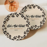 ヒョウ・チーター野生にしよう！誕生日パーティー ペーパープレート<br><div class="desc">これはヒョウのチータプリント野生にしよう！バースデーパーティー紙プレート!</div>