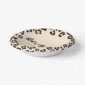 ヒョウ・チーター野生にしよう！誕生日パーティー ペーパーボウル (傾斜あり)