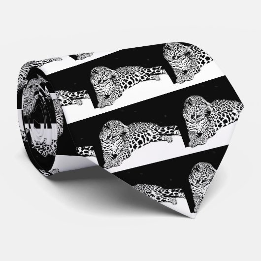 ヒョウ ネクタイ (ロール)