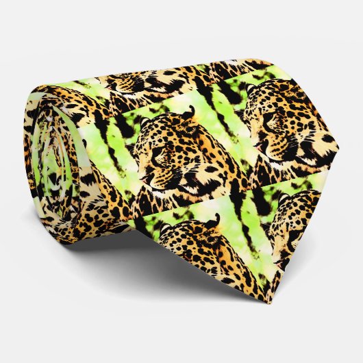 ヒョウ ネクタイ (ロール)