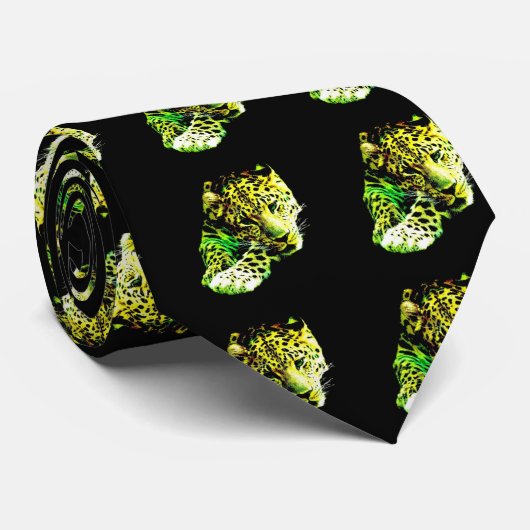 ヒョウ ネクタイ (ロール)