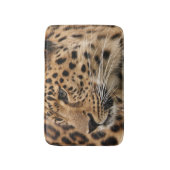ヒョウ バスマット (正面縦)