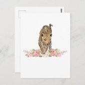 ヒョウ、ヒョウバラ、ヒョウ花 ポストカード (正面/裏面)