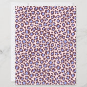 ヒョウ（ピンク）パープルブラウン (裏面)