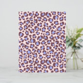 ヒョウ（ピンク）パープルブラウン (スタンド正面)