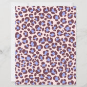 ヒョウ（ピンク）パープルブラウン (正面)