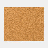 ヒョウ フリースブランケット (正面(横))