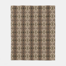 ヒョウ フリースブランケット