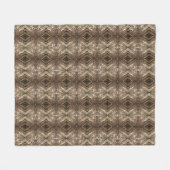 ヒョウ フリースブランケット (正面(横))