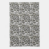 ヒョウ – プリント斑点のある動物 – プリント キッチンタオル (縦)