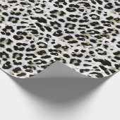 ヒョウ – プリント斑点のある動物 – プリント ラッピングペーパー (角)
