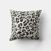 ヒョウ-プリント斑点動物-プリント クッション (裏面)