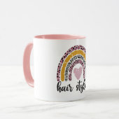 ヒョウ・ボホ・ヘアスタイリスト マグカップ (正面左)