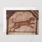 ヒョウ ポストカード (正面/裏面)