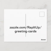 ヒョウ ポストカード (裏面)