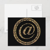 ヒョウ@ ポストカード (正面/裏面)