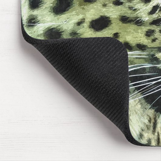 ヒョウ マウスパッド (コーナー)