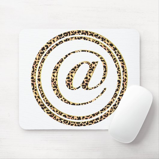 ヒョウ@ マウスパッド (マウス)