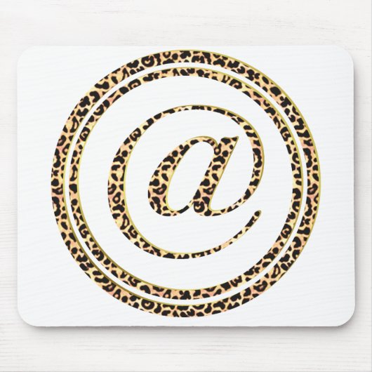 ヒョウ@ マウスパッド (正面)