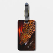 ヒョウ ラゲッジタグ (裏面縦)